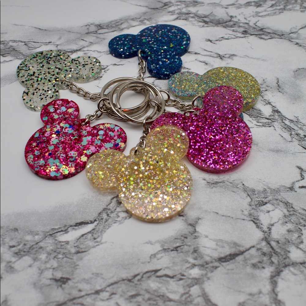 Mickey Mouse Head Keychain